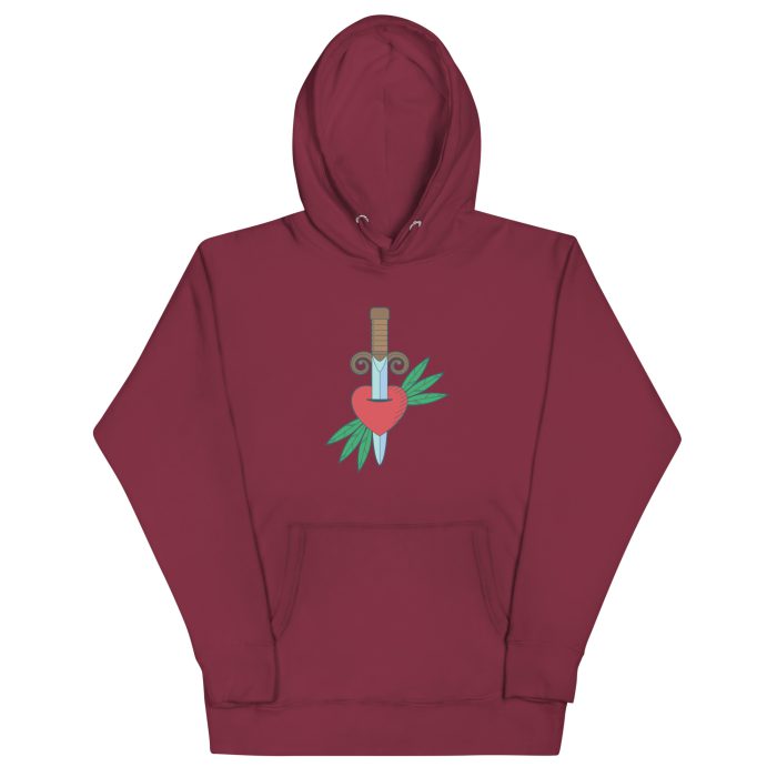 Heart Unisex Hoodie - Image 6