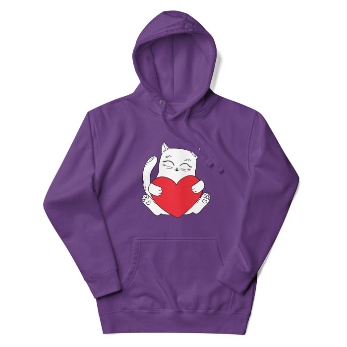 Cats Love Unisex Hoodie - Image 8