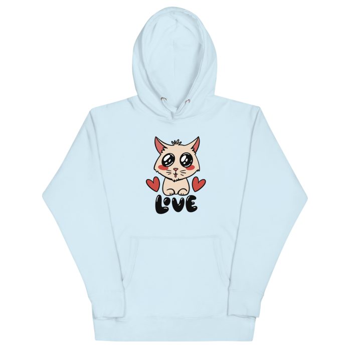 Cat Design Unisex Hoodie - Image 5