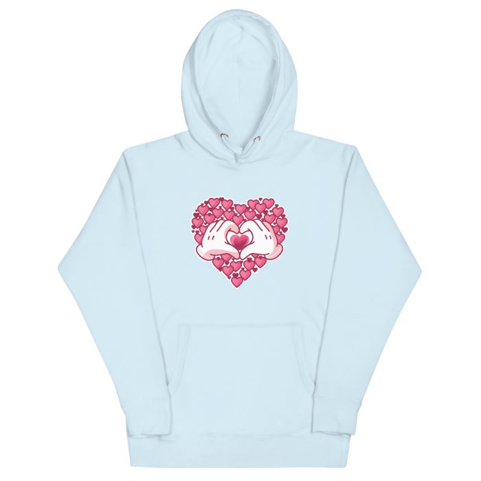 Hearts Unisex Hoodie - Image 7