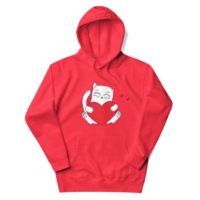 Cats Love Unisex Hoodie - Image 11