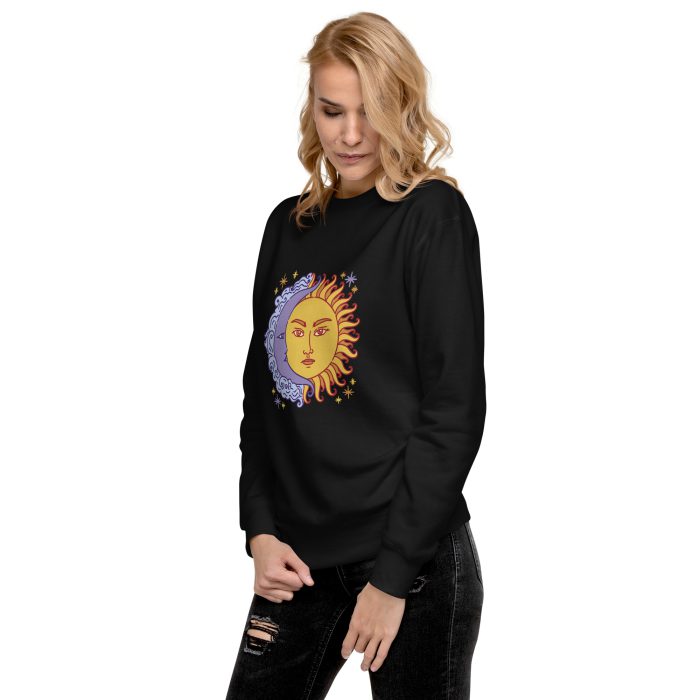 Sun & Moon Unisex Premium Sweatshirt - Image 4