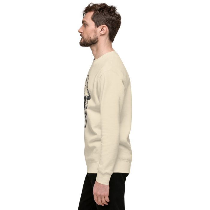 Hat on a Skull Unisex Premium Sweatshirt - Image 3