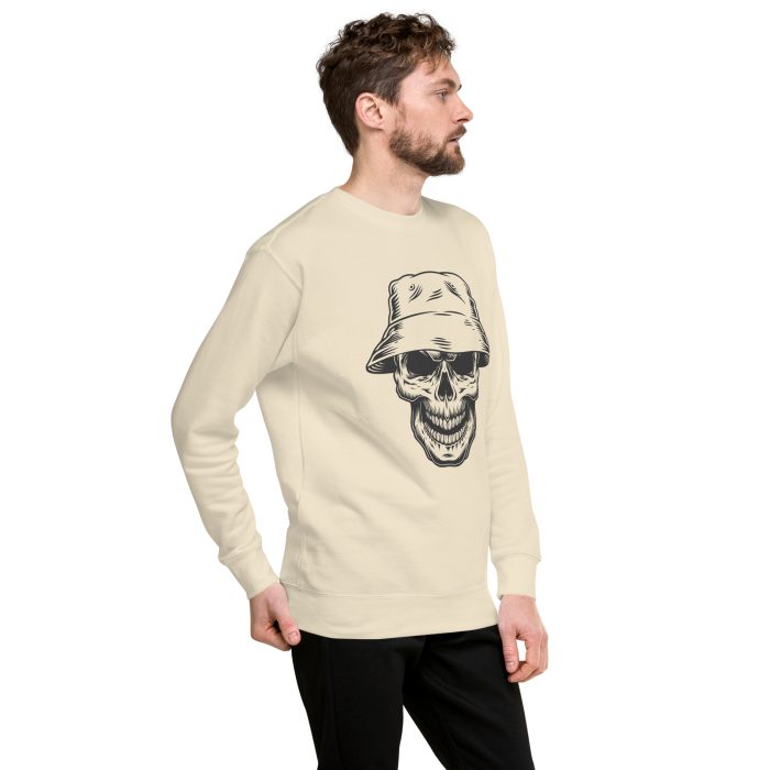 Hat on a Skull Unisex Premium Sweatshirt - Image 6