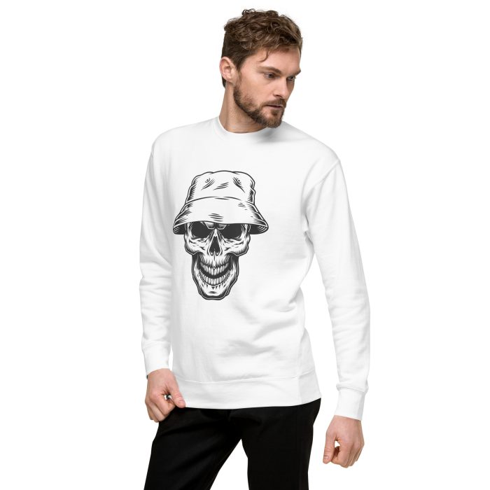 Hat on a Skull Unisex Premium Sweatshirt - Image 9