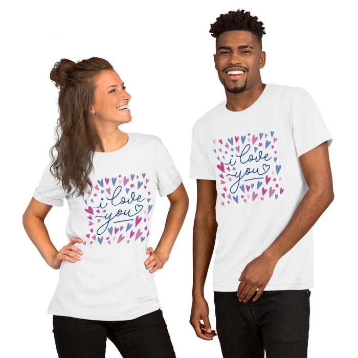I Love you Design Unisex t-shirt - Image 11