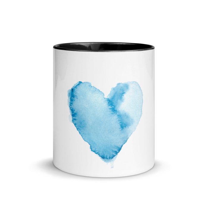 Blue Mug Mug with Color Inside - Image 3