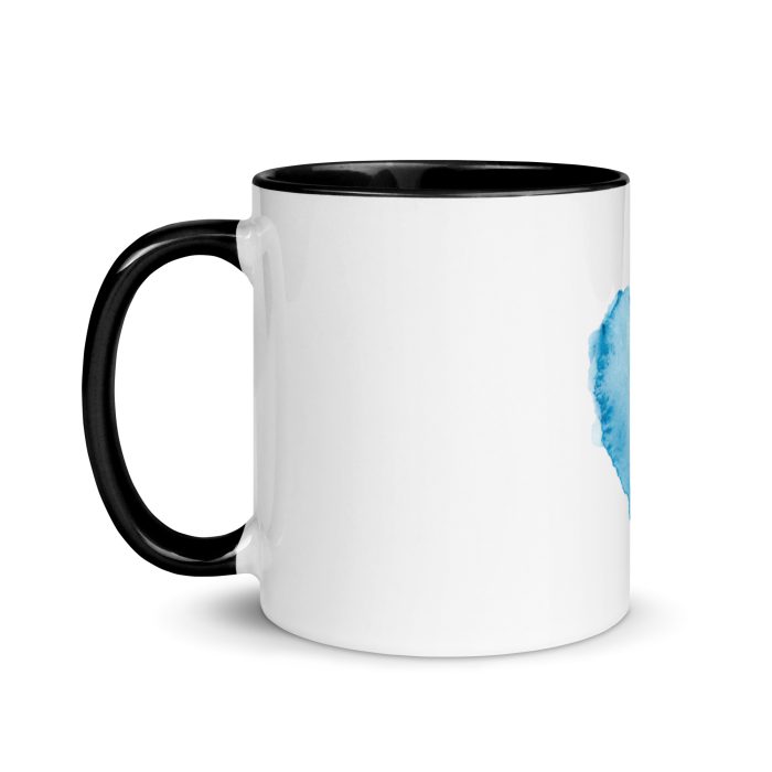 Blue Mug Mug with Color Inside - Image 4