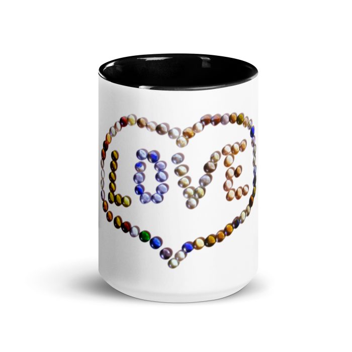 Love Beads Mug with Color Inside - Image 6