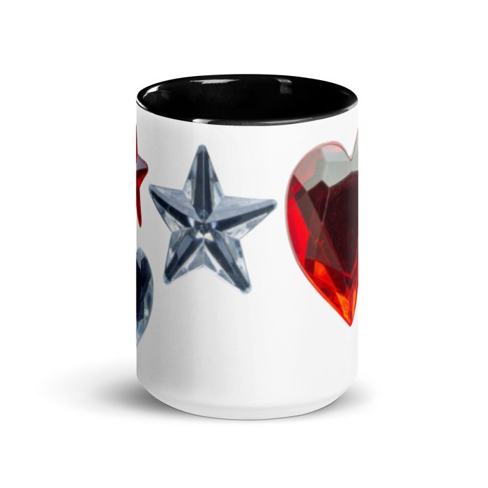 Hearts & Stars Mug with Color Inside - Image 5