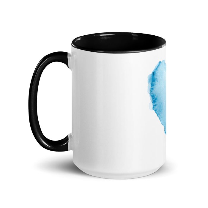 Blue Mug Mug with Color Inside - Image 7