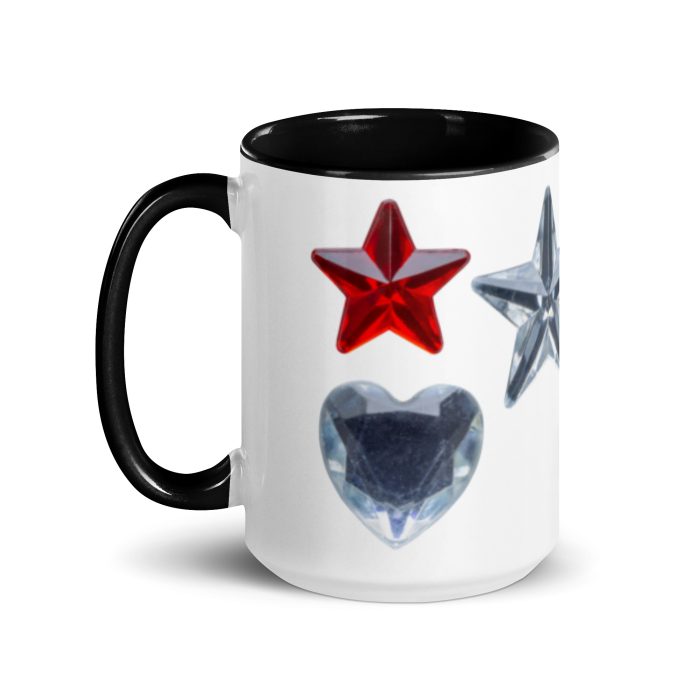 Hearts & Stars Mug with Color Inside - Image 6