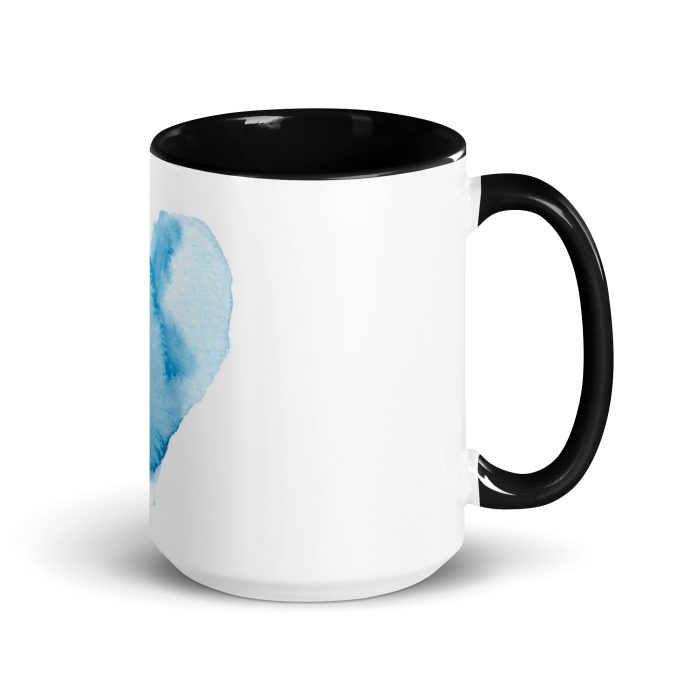 Blue Mug Mug with Color Inside - Image 5