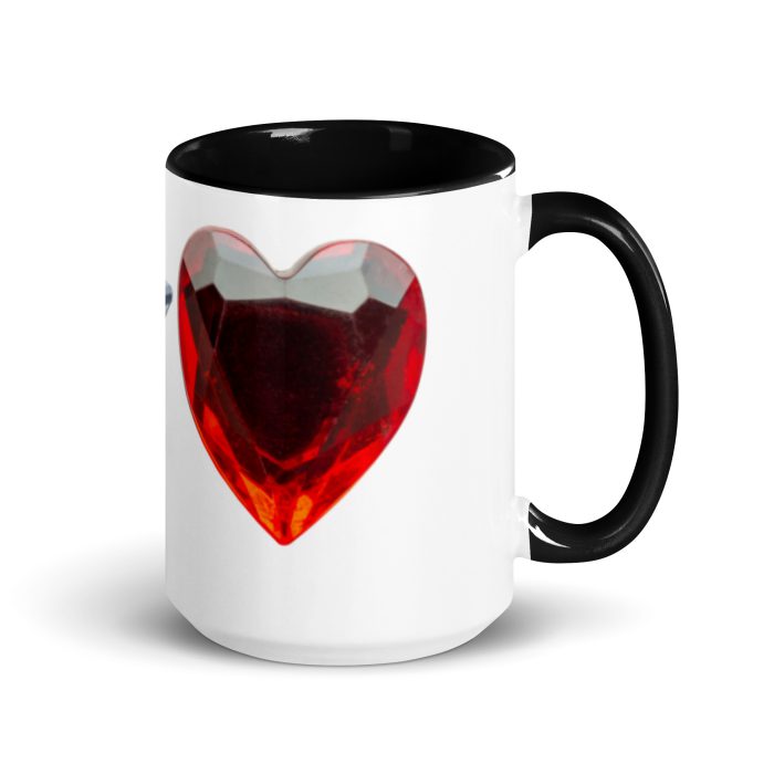 Hearts & Stars Mug with Color Inside - Image 4
