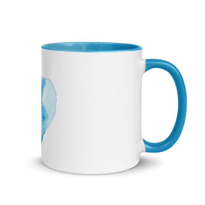 Blue Mug Mug with Color Inside - Image 17