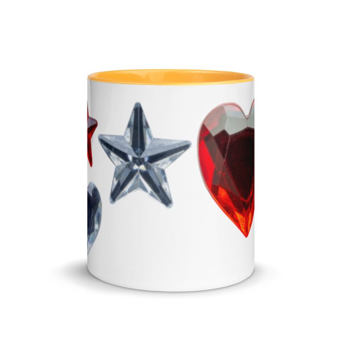 Hearts & Stars Mug with Color Inside - Image 35
