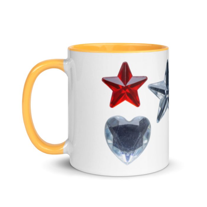 Hearts & Stars Mug with Color Inside - Image 36