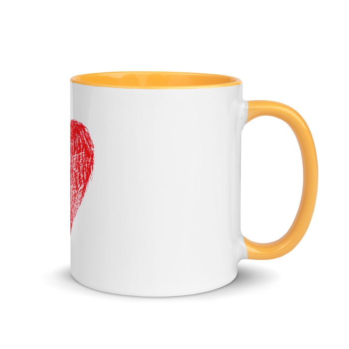 Red Heart Mug with Color Inside - Image 34