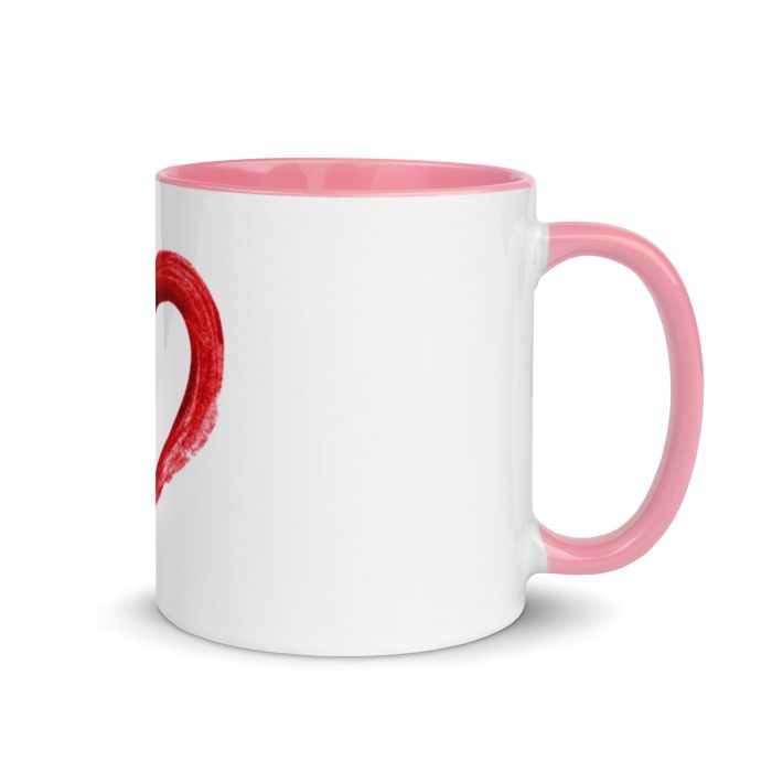 Red Heart Design Mug with Color Inside - Image 31