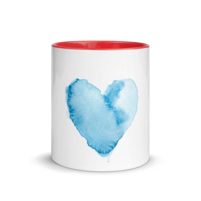 Blue Mug Mug with Color Inside - Image 12