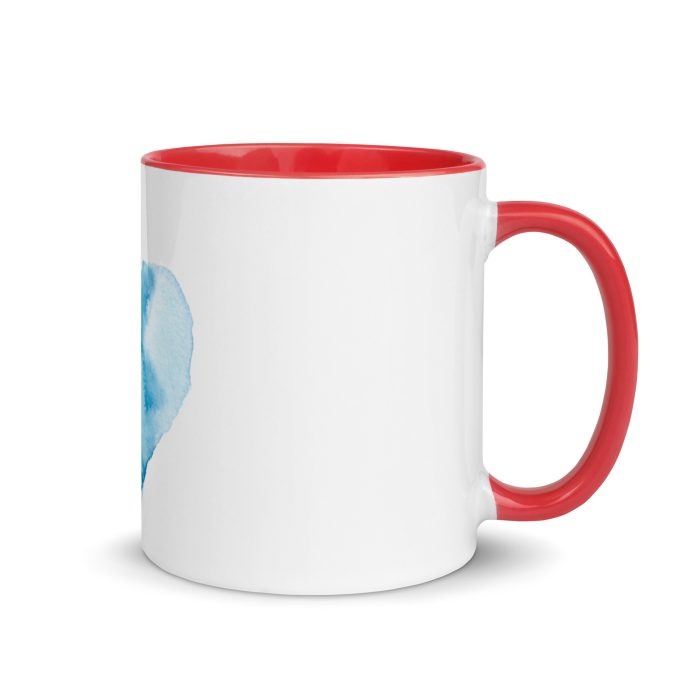 Blue Mug Mug with Color Inside - Image 11