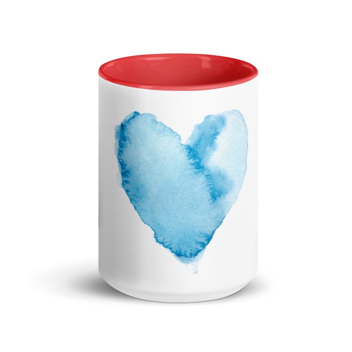 Blue Mug Mug with Color Inside - Image 15