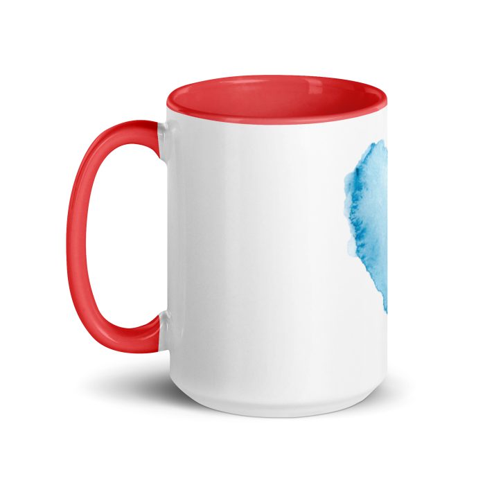 Blue Mug Mug with Color Inside - Image 16