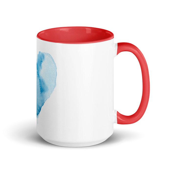 Blue Mug Mug with Color Inside - Image 14