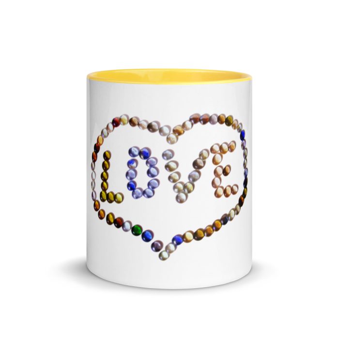 Love Beads Mug with Color Inside - Image 35