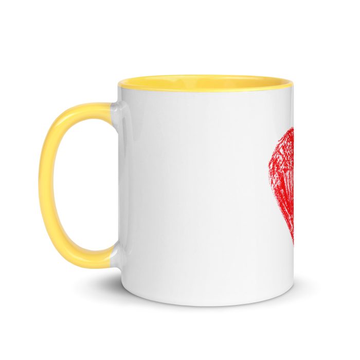 Red Heart Mug with Color Inside - Image 42