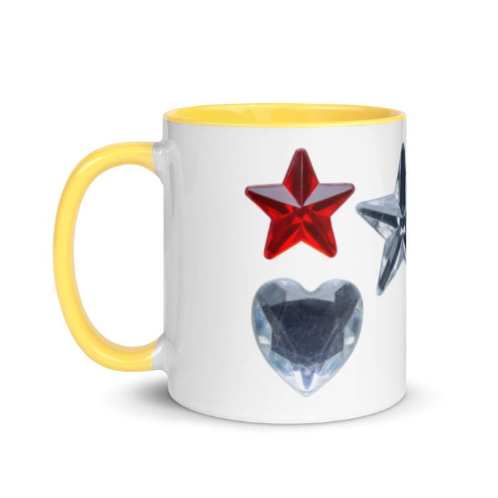 Hearts & Stars Mug with Color Inside - Image 42