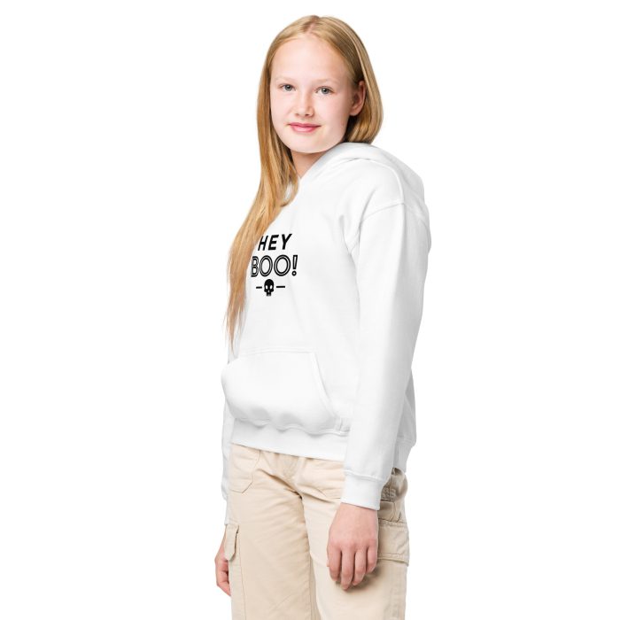Hey Boo Youth heavy blend hoodie - Image 3