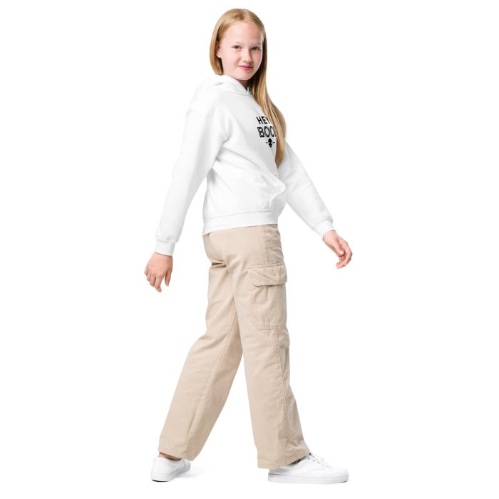Hey Boo Youth heavy blend hoodie - Image 4