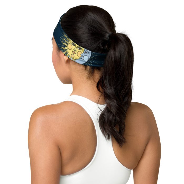 Fancy Sun and Moon Design Headband - Image 2