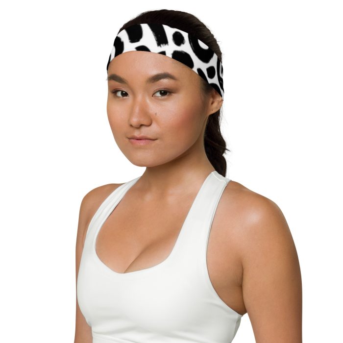 Black & White Design Headband - Image 4