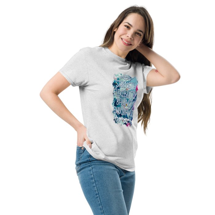 Strength, Flexibility, Balance, Endurance Yoga T-shirt - Image 5