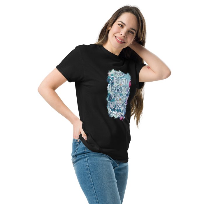 Strength, Flexibility, Balance, Endurance Yoga T-shirt - Image 2
