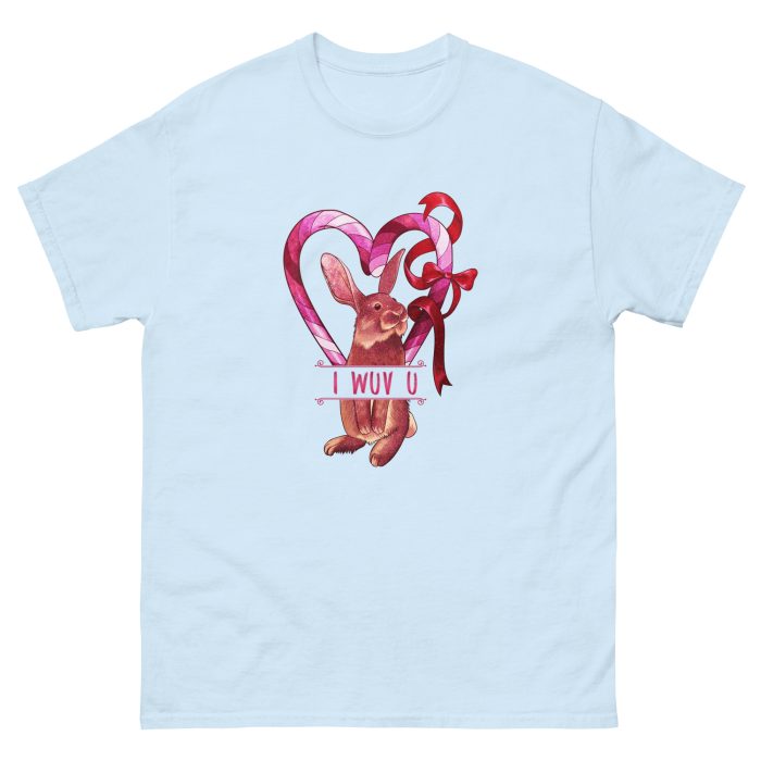 I-Wuv-U-Rabbit Unisex T-Shirt - Image 21